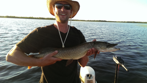 Northern Pike caught fishing Lower Rideau Lake by Tight Lines