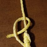 A fisherman's knot - Last step - a safety knot