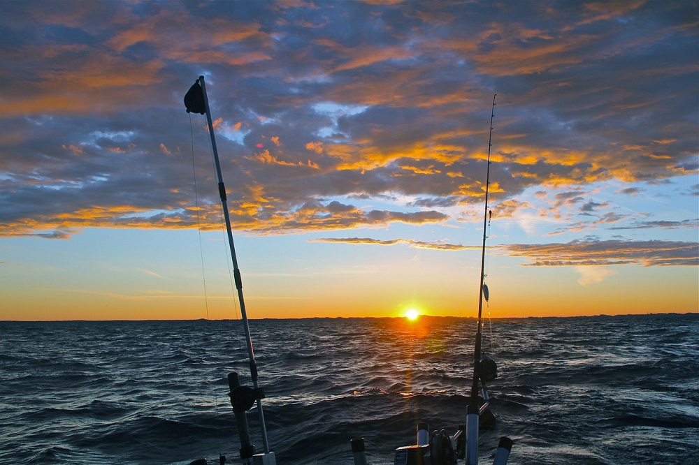 fishing lake Michigan