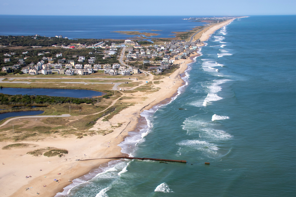 Aerial of Avon, Outer Banks
