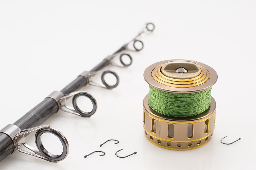 braided line and gear